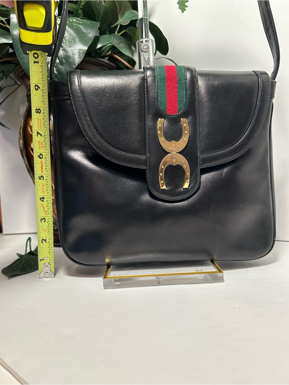 ✨ Vintage Gucci Equestrian Web Shoulder Bag ✨. WITH COA - Picture 13 of 16
